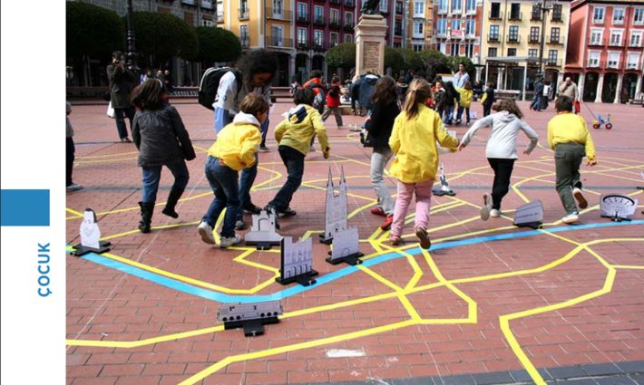 Burgos, İspanya Meydanlarda Oyun